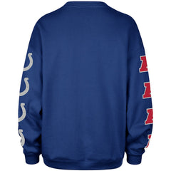 Indianapolis Colts '47 Women's Go Big Oversized Pullover Sweatshirt - Royal - 47 brand