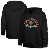 Cincinnati Bengals '47 Women's Whirlwind Naomi Pullover Hoodie - Black - 47 brand