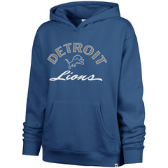 Detroit Lions '47 Women's Whirlwind Naomi Pullover Hoodie - Blue - 47 brand