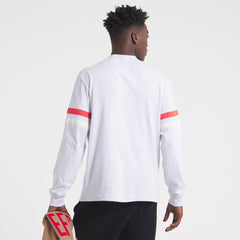 Kansas City Chiefs x Todd Snyder Premium Jersey Mock Neck Tee - Heather Gray - NFL