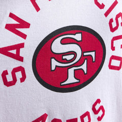 San Francisco 49ers x Todd Snyder Premium Jersey Mock Neck Tee - White - NFL