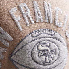 San Francisco 49ers x Todd Snyder Cashmere Crew Sweater - Oatmeal - NFL