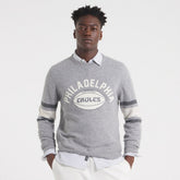 Philadelphia Eagles x Todd Snyder Cashmere Crew Sweater - Heather Gray - NFL