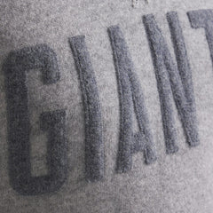 New York Giants x Todd Snyder Cashmere Hoodie Sweater - Heather Charcoal - NFL