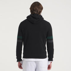 New York Jets x Todd Snyder Cashmere Hoodie Sweater - Heather Black - NFL