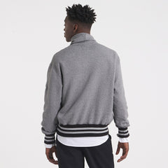 Kansas City Chiefs x Todd Snyder Relaxed Canadian Fleece Turtleneck - Heather Gray - NFL