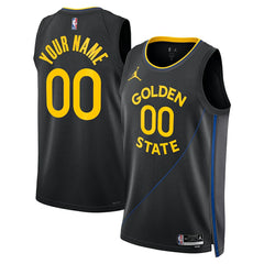Golden State Warriors Jordan Brand Unisex 2024/25 Custom Swingman Jersey Statement Editi- Black