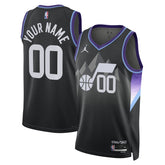 Utah Jazz Jordan Brand Unisex 2024/25 Custom Swingman Jersey Statement Edition Black