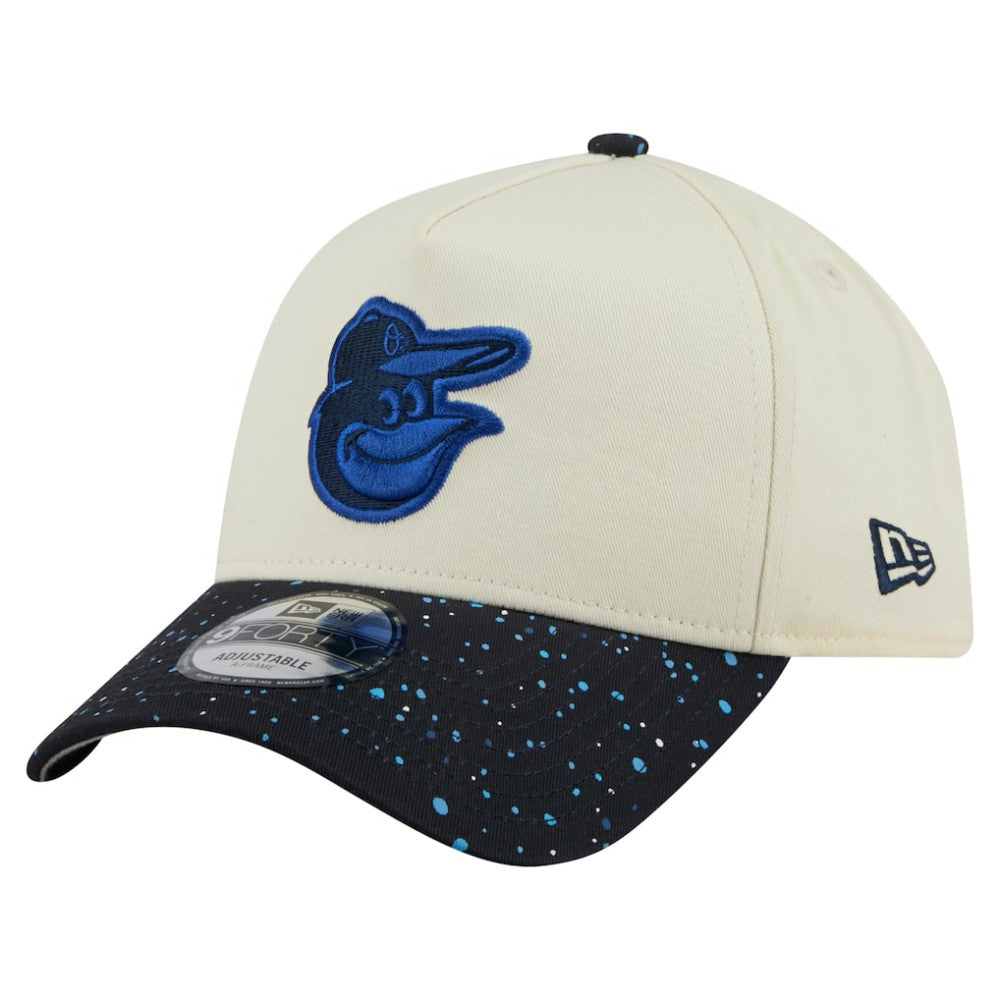 Baltimore Orioles New Era Speckle A-Frame 9FORTY Adjustable Hat Outlet