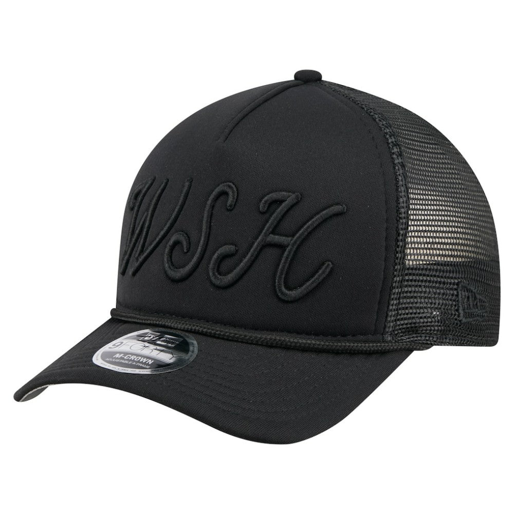 Washington Nationals New Era City Initial 9FORTY A-Frame M-Crown Adjustable Trucker Hat for sale