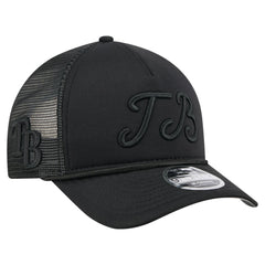 Tampa Bay Rays New Era City Initial 9FORTY A-Frame M-Crown Adjustable Trucker Hat Discount