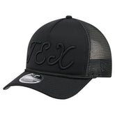 Texas Rangers New Era City Initial 9FORTY A-Frame M-Crown Adjustable Trucker Hat Outlet