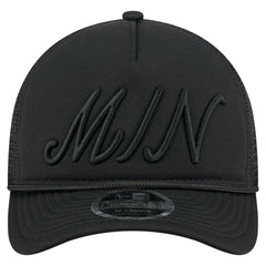 Minnesota Twins New Era City Initial 9FORTY A-Frame M-Crown Adjustable Trucker Hat Discount