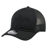 Kansas City Royals New Era City Initial 9FORTY A-Frame M-Crown Adjustable Trucker Hat Discount
