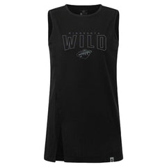 Minnesota Wild Levelwear Women's Influx Darkmoon Tank Top - Black | NHL Clearance