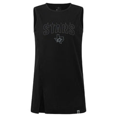 Dallas Stars Levelwear Women's Influx Darkmoon Tank Top - Black | NHL Lifestyle