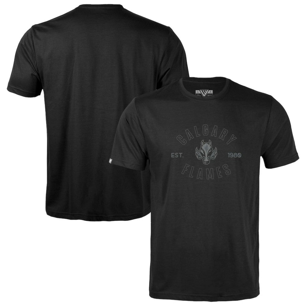 Calgary Flames Levelwear Youth Little Richmond Abyssal T-Shirt - Black | NHL discount