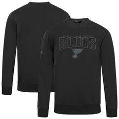 St. Louis Blues Levelwear Zane Darkmoon Pullover Sweatshirt - Black | NHL sale