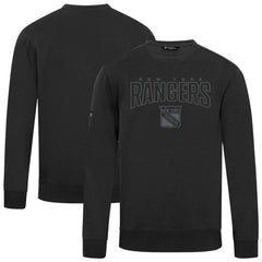 New York Rangers Levelwear Zane Darkmoon Pullover Sweatshirt - Black | NHL online