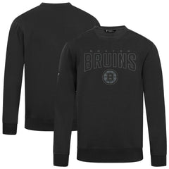 Boston Bruins Levelwear Zane Darkmoon Pullover Sweatshirt - Black | NHL discount