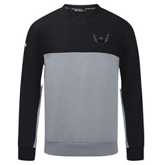 Washington Capitals Levelwear Legacy Nightfall Pullover Sweatshirt - Black/Gray | NHL Clearance