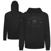 Edmonton Oilers Levelwear Podium Abyssal Pullover Hoodie - Black | NHL Lifestyle
