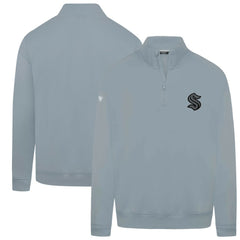 Seattle Kraken Levelwear Murray Nightfall Quarter-Zip Jacket - Gray | NHL Lifestyle