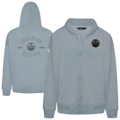 Edmonton Oilers Levelwear Uphill Abyssal Full-Zip Hoodie - Gray | NHL discount