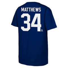Auston Matthews Toronto Maple Leafs Outerstuff Youth Player Name & Number T-Shirt - Blue | NHL Clearance