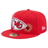 Kansas City Chiefs New Era State Stitch 59FIFTY Fitted Hat - Red - NFL