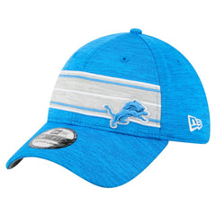 Detroit Lions New Era Stripes 39THIRTY Flex Hat - Blue - NFL