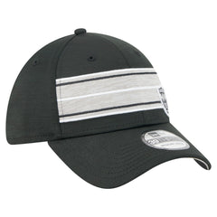 Las Vegas Raiders New Era Stripes 39THIRTY Flex Hat - Black - NFL