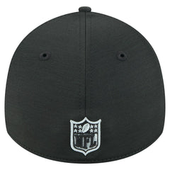 Las Vegas Raiders New Era Stripes 39THIRTY Flex Hat - Black - NFL