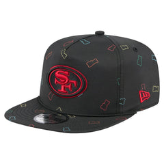 San Francisco 49ers New Era Gummy Golfer Snapback Hat - Black - NFL