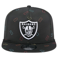Las Vegas Raiders New Era Gummy Golfer Snapback Hat - Black - NFL