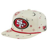 San Francisco 49ers New Era Celestial Golfer Snapback Hat - Cream - NFL