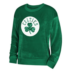 Boston Celtics Outerstuff Youth Girls Step Back Sweatshirt Kelly Green