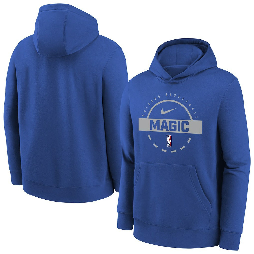 Nike Orlando Magic Youth 2025/26 Club Fleece Practice Hoodie Blue