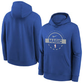 Nike Orlando Magic Youth 2025/26 Club Fleece Practice Hoodie Blue