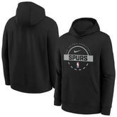 Nike San Antonio Spurs Youth 2025/26 Club Fleece Practice Hoodie Black