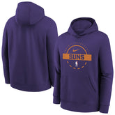 Nike Phoenix Suns Youth 2025/26 Club Fleece Practice Hoodie Purple