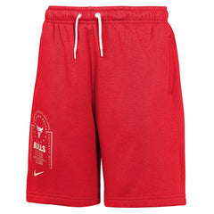 Nike Chicago Bulls Youth Courtside Club Fleece Shorts Red