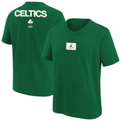 Boston Celtics Jordan Brand Youth Courtside Statement 85 T-Shirt Kelly Green