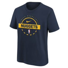 Nike Denver Nuggets Youth Practice T-Shirt Navy