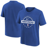 Nike Dallas Mavericks Youth Practice T-Shirt Blue