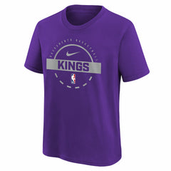 Nike Sacramento Kings Youth Practice T-Shirt Purple