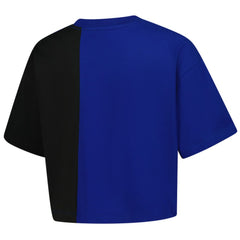 Chicago Cubs New Era Women's Upcycled Colorblocked Boxy Cropped T-Shirt Sale