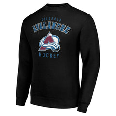 Colorado Avalanche Men's Starter Team Logo Fleece Pullover Sweatshirt - Black | NHL on sale
