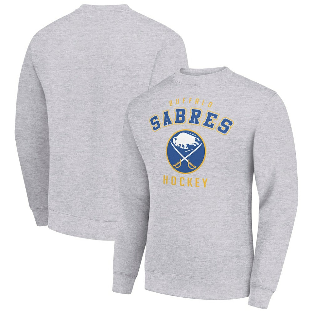 Buffalo Sabres Men's Starter Team Logo Fleece Pullover Sweatshirt - Heather Gray | NHL online