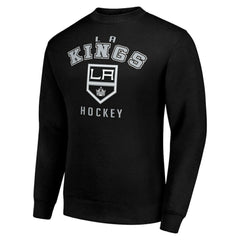 Los Angeles Kings Men's Starter Team Logo Fleece Pullover Sweatshirt - Black | NHL near me